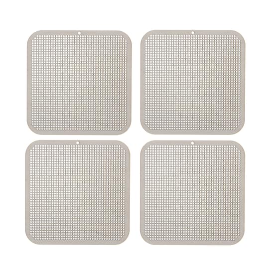 4" Square Cross Stitch Wood Canvas, 4ct. by Loops & Threads®